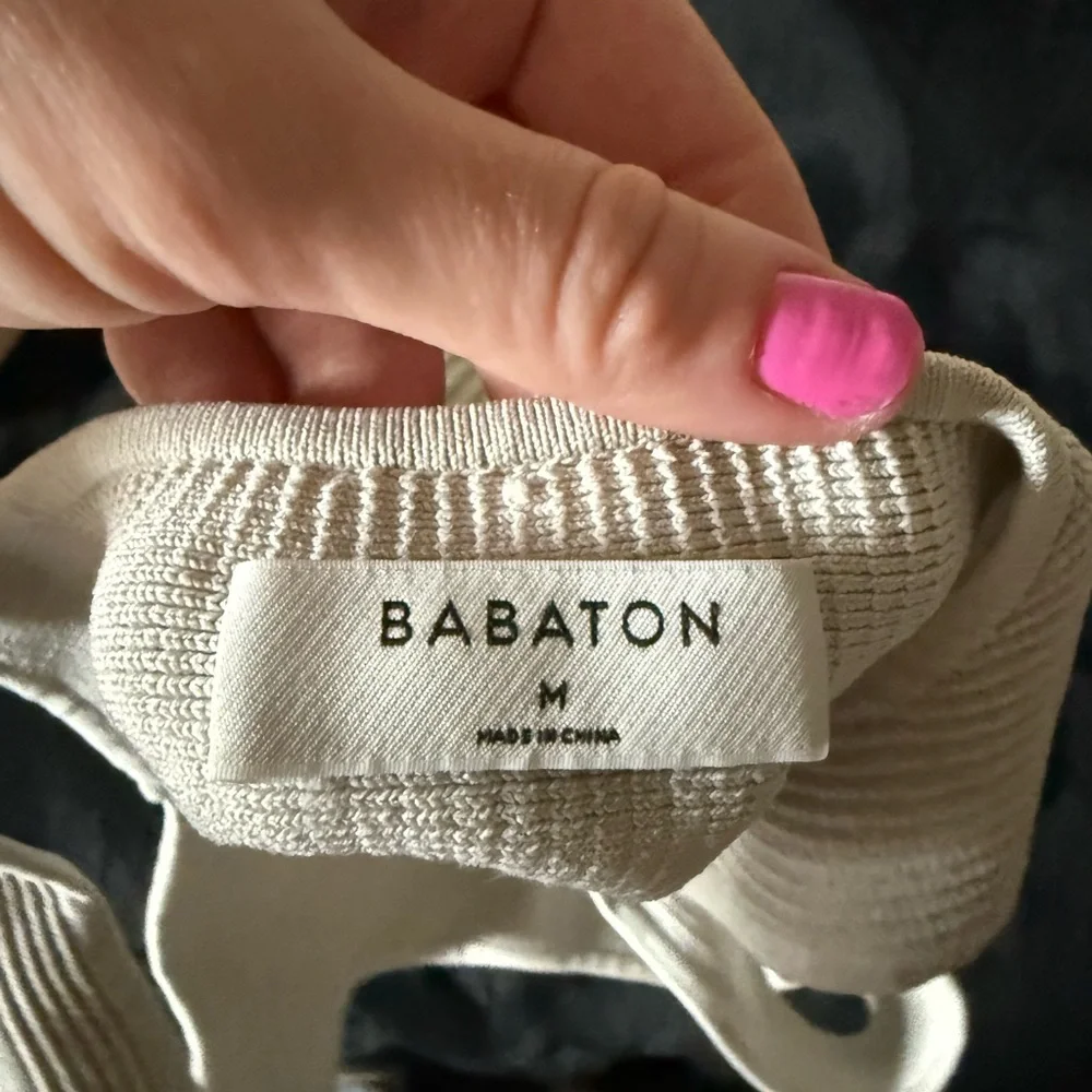 Babaton Cropped Tank Ribbed - Picture 3 of 3